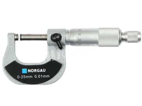 Микрометр 0-25mm/0,01mm NORGAU 041001025