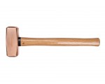 Кувалда  2 медная с деревянной ручкой HORTZ