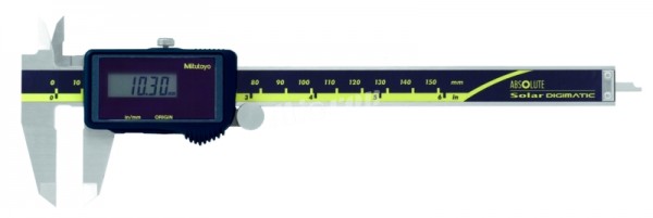 Штангенциркуль ШЦЦ-1-150/6" 0,01/0,0005" электр. солнечные элементы привод. ролик 500-474 Mitutoyo