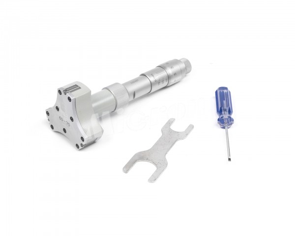 Нутромер микрометрический трехточечный НМТ  60-70 0,005 с установочным кольцом Micron