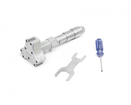 Нутромер микрометрический трехточечный НМТ  60-70 0,005 с установочным кольцом Micron