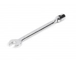 Ключ комбинированный торцевой шарнирный удлиненный 12х12 хром. HORTZ