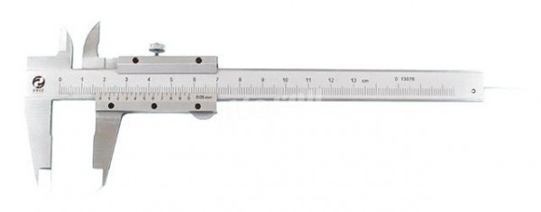 Штангенциркуль 0 - 200 ШЦТ-I (0,02) с твердосплавными губками, нерж. сталь, с глубиномером "CNIC" (141-125S)